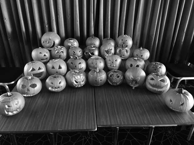 P7 pumpkins black and white
